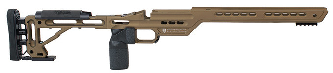 Masterpiece Arms BA Hybrid Chassis Rem700 SA RH Burnt Bronze - Masterpiece Arms