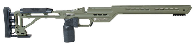 Masterpiece Arms BA Hybrid Chassis Rem700 SA RH Sniper Green - Masterpiece Arms