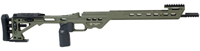Masterpiece Arms Remington Long Action Right Hand Sniper Green Competition Chassis - Masterpiece Arms