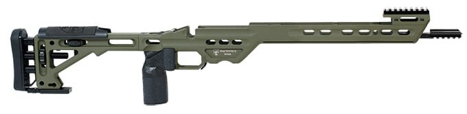 Masterpiece Arms Remington Short Action Right Hand Sniper Green Competition Chassis - Masterpiece Arms