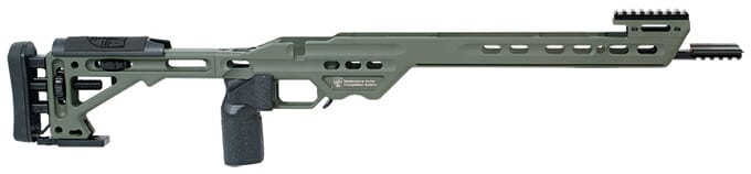 Masterpiece Arms Tikka Short Action Right Hand Sniper Green Competition Chassis - Masterpiece Arms