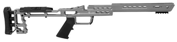 Masterpiece Arms Remington Short Action Right Hand Gunmetal Ultra Lite Chassis - Masterpiece Arms