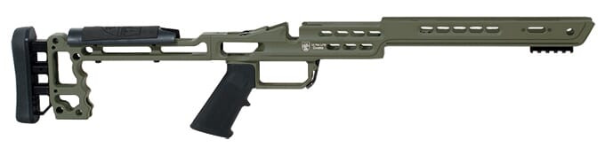 Masterpiece Arms Remington Short Action Right Hand Sniper Green Ultra Lite Chassis - Masterpiece Arms