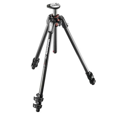 Manfrotto 190 Carbon Fiber 3-Section Tripod - Manfrotto