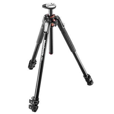 Manfrotto 190 Aluminum 3-Section Tripod - Manfrotto