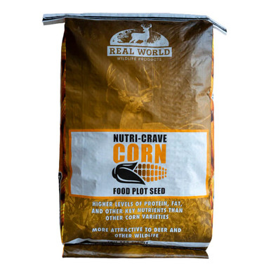 Real World Wildlife Products Nutri-Crave Corn 2.5-3 Acre, 40lb Bag NUTRI-CRAVE-CORN-40LB