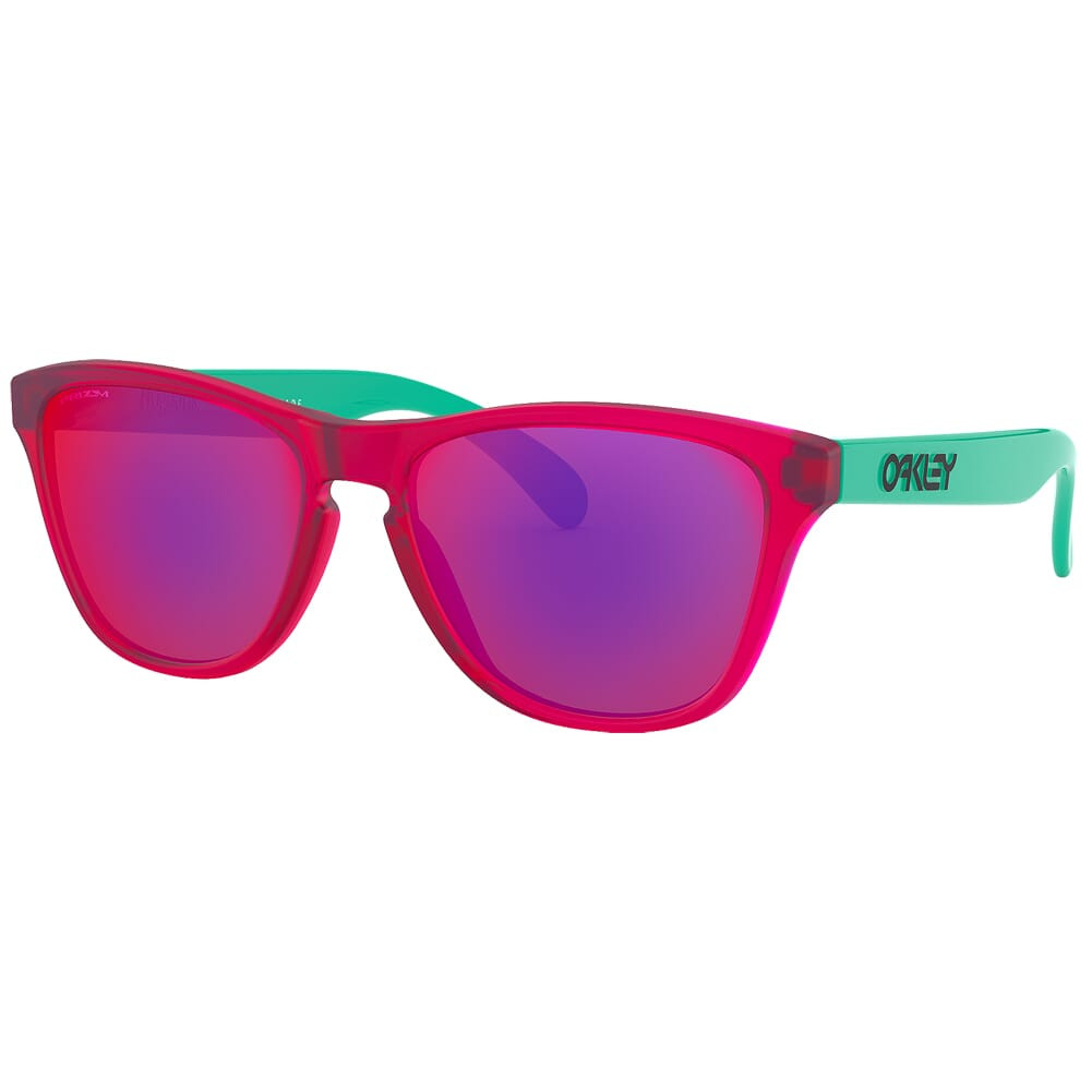 Oakley Frogskins XS Matte Translucent Pink w/PRIZM Road Lenses OJ9006-0953 - Oakley