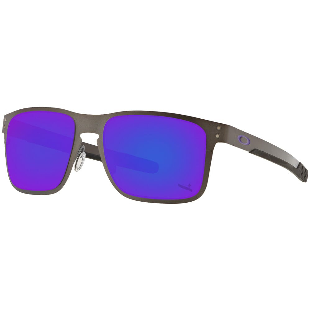 Oakley SI Holbrook Infinite Hero Metal Gunmetal w/Violet Iridium Lenses OO4123-1955 - Oakley