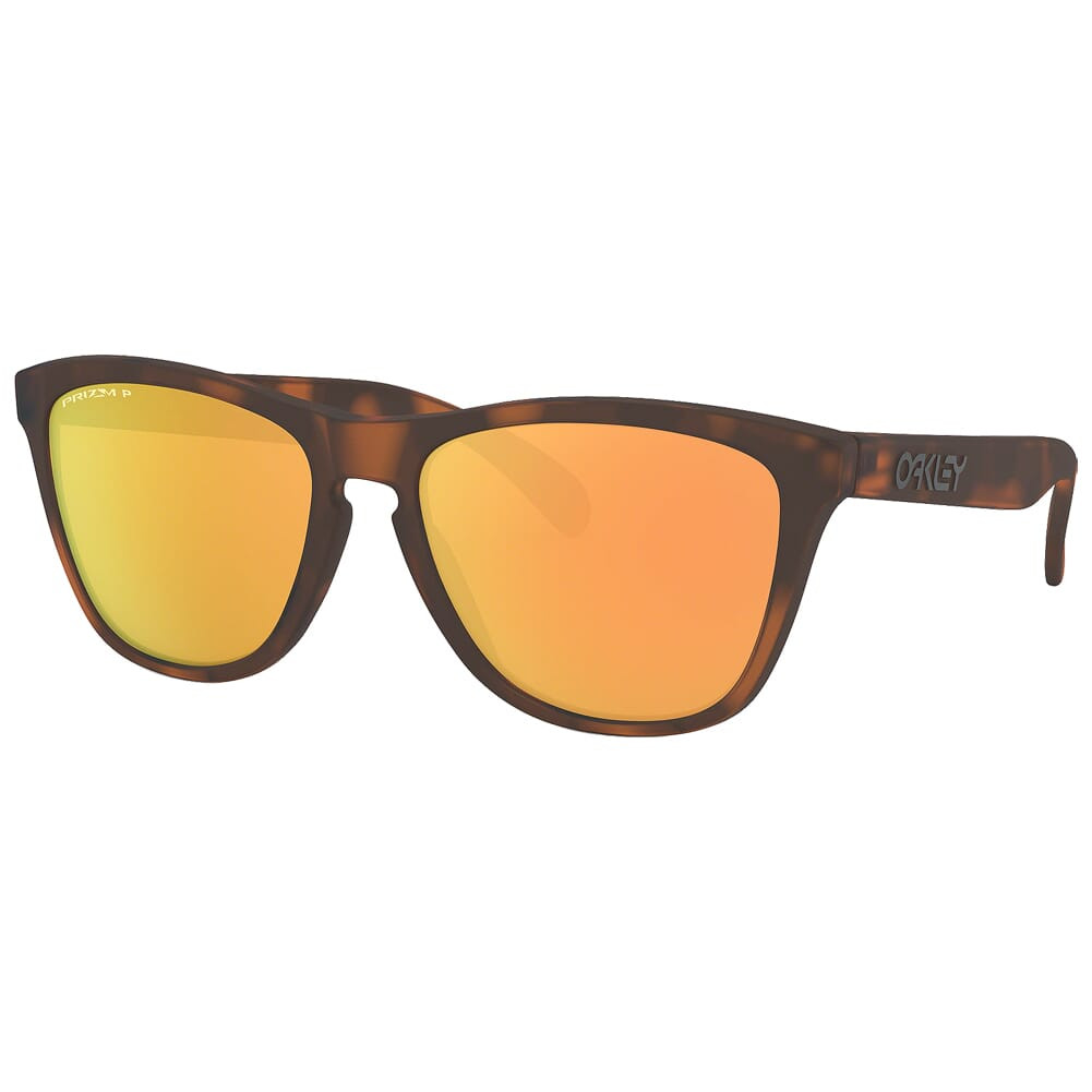 Oakley Frogskins Matte Brown Tortoise w/PRIZM Rose Gold Polarized Lenses OO9013-G055 - Oakley