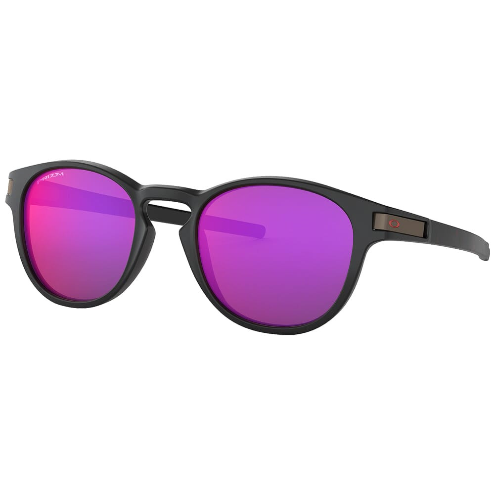 Oakley Latch Matte Black Transparent Red w/PRIZM Road Lenses OO9265-4953 in Matte Black/Transparent Red - Oakley