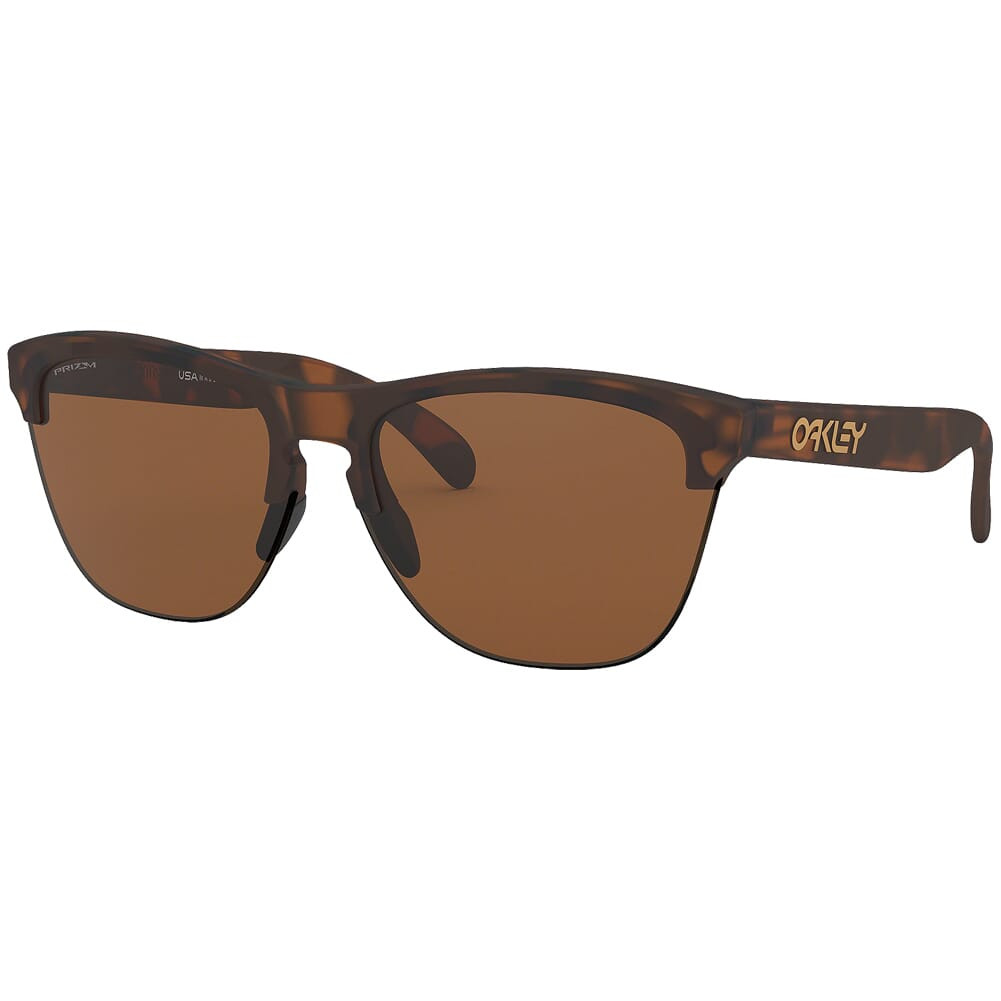 Oakley Frogskins Lite Matte Brown Tortoise w/PRIZM Tungsten Lenses OO9374-1163 - Oakley