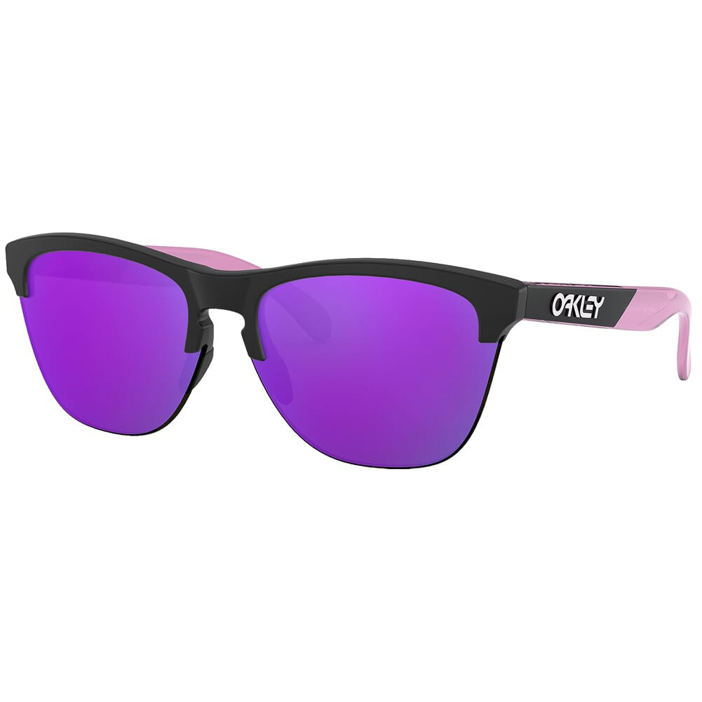 Oakley Frogskins Lite CF Black and Translucent Purple w/Violet Iridium Lenses OO9374-1863 in Cf Black/Translucent Purple - Oakley