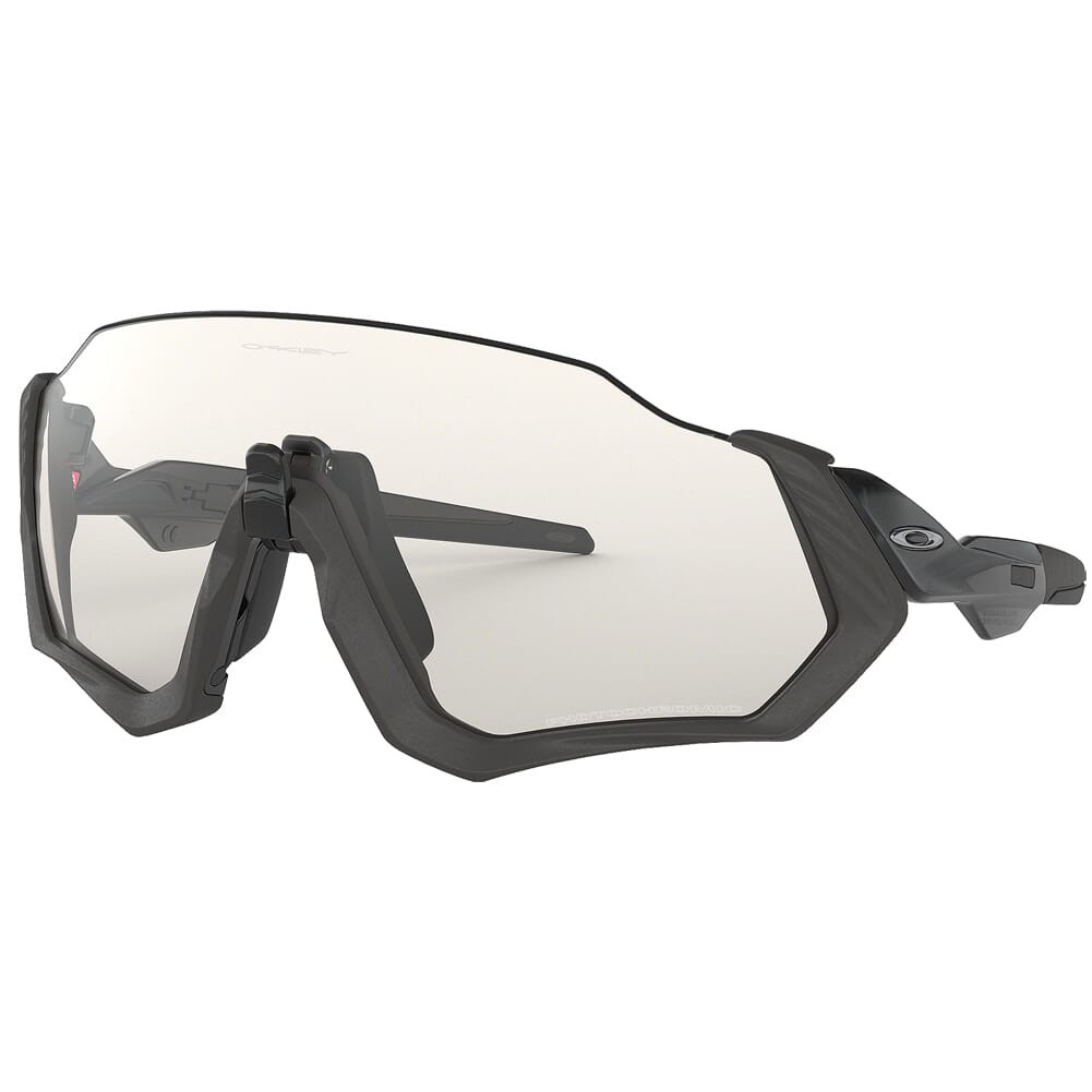 Oakley Flight Jacket Steel and Black Ink w/Photochromic Lenses OO9401-0737 in Steel/Black Ink - Oakley