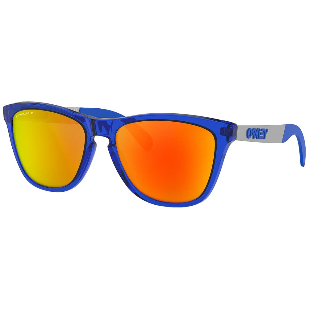 Oakley Frogskins Mix Crystal Blue w/PRIZM Ruby Polarized Lenses OO9428-1355 - Oakley