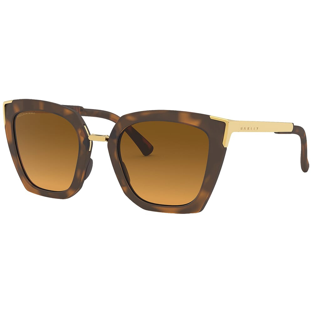 Oakley Side Swept Matte Brown Tortoise w/Brown Gradient Polarized Lenses OO9445-0351 - Oakley