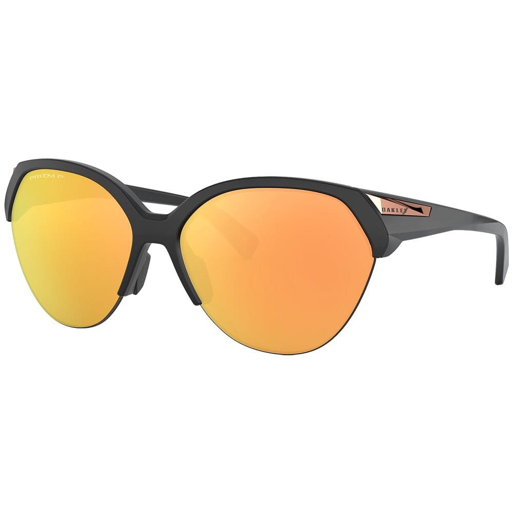 Oakley Trailing Point Matte Black w/PRIZM Rose Gold Polarized Lenses OO9447-0365 - Oakley
