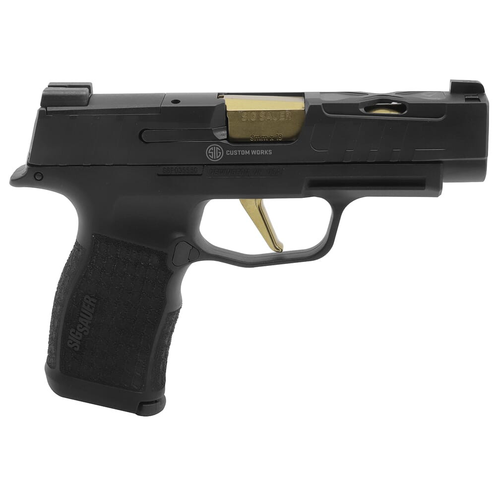 Sig Sauer P365XL Custom Works Spectre 9mm 3.7" Ti Bbl Optic Ready Pistol w/(2) 12rd Mags, Ti Trigger & LXG Grip P365V002 - Sig Sauer