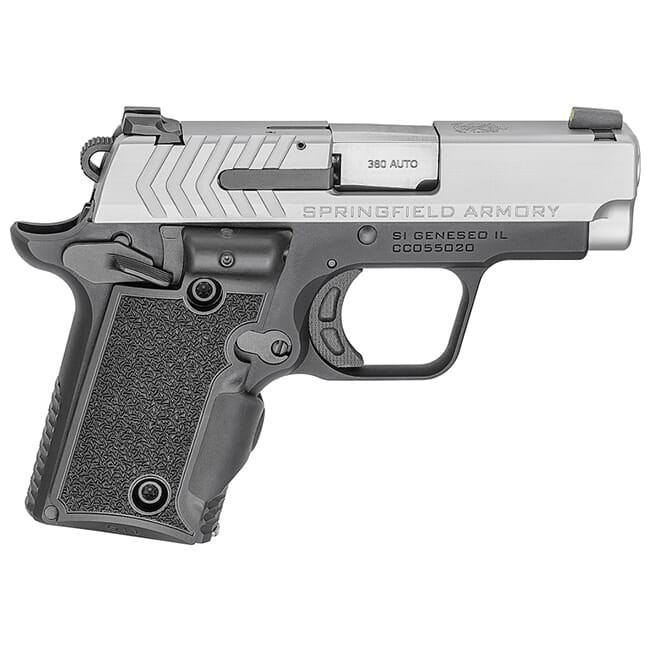 Springfield Armory 911 .380 ACP Stainless Green Viridian Laser (w/ 2 magazines) Pistol PG9109SVG