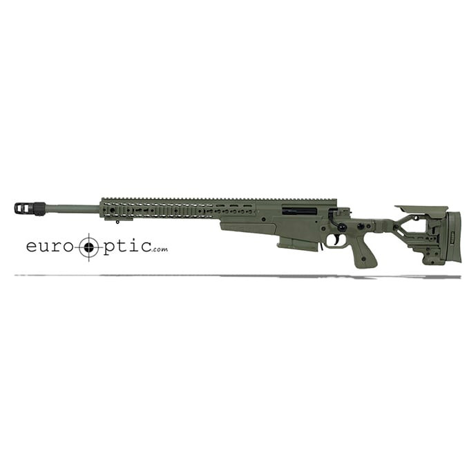 Accuracy International AXMC Green .300 Win. Mag. 24" LH Rifle std brake PSR-GR300-GR24-S-LH - Accuracy International