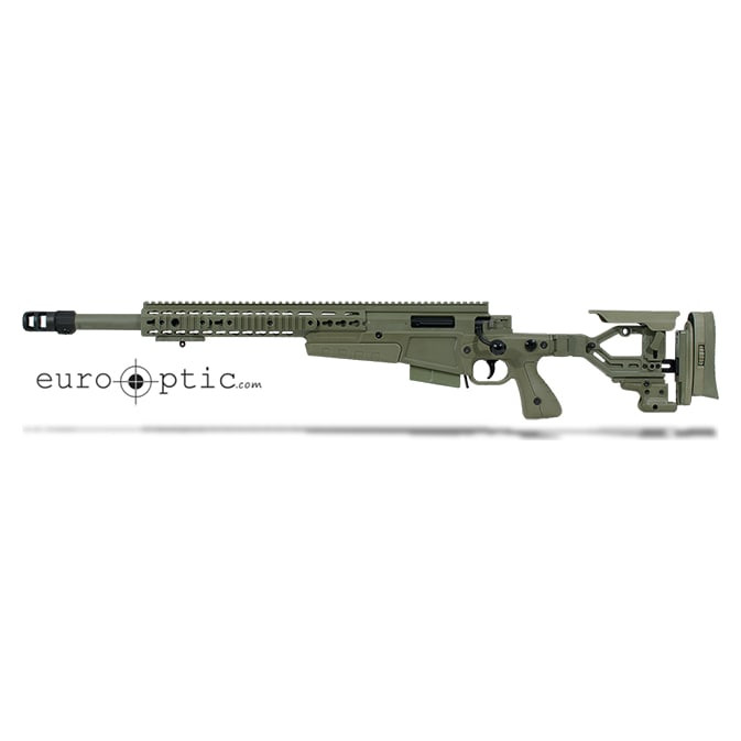 Accuracy International AX 308 Green chassis 20 inch barrel std brake - small firing pin Left Hand A-XS308WNGR20SM-LH - Accuracy International