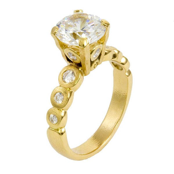 Alex Sepkus 18K and Diamond "Candy" Mounting R-193MD in Gold - Alex Sepkus