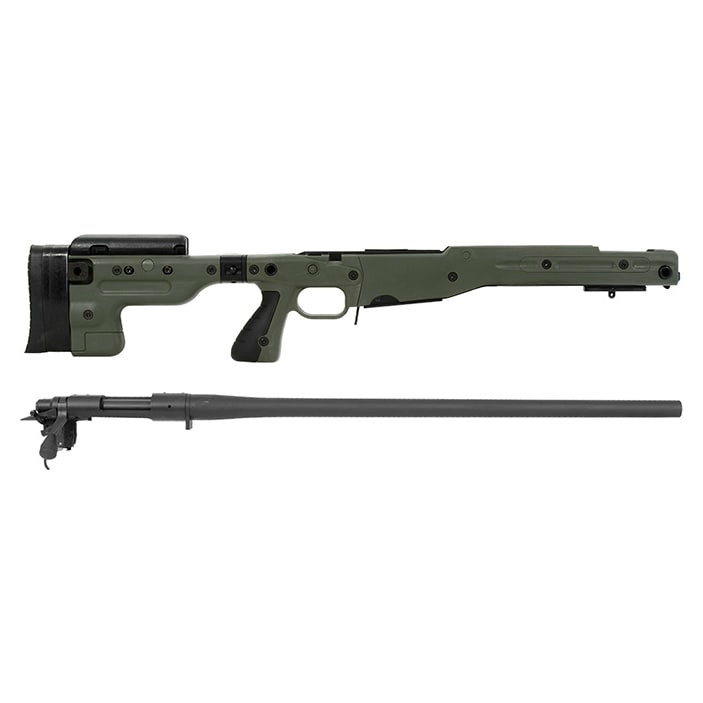 Remington Defense Remington 700P 5R 308 Win with Accuracy International AT Green Folding Chassis/Barreled Action Kit - Remington Defense