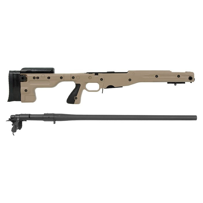 Remington Defense Remington 700P 5R 308 Win with Accuracy International AT Pale Brown Fixed Chassis/Barreled Action Kit - Remington Defense
