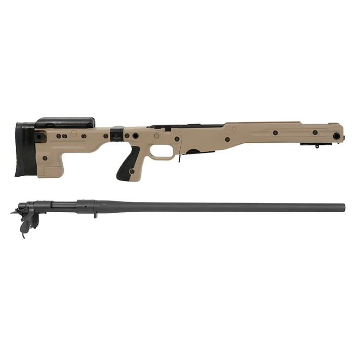 Remington Defense Remington 700P 5R 308 Win with Accuracy International AT Pale Brown Folding Chassis/Barreled Action Kit - Remington Defense