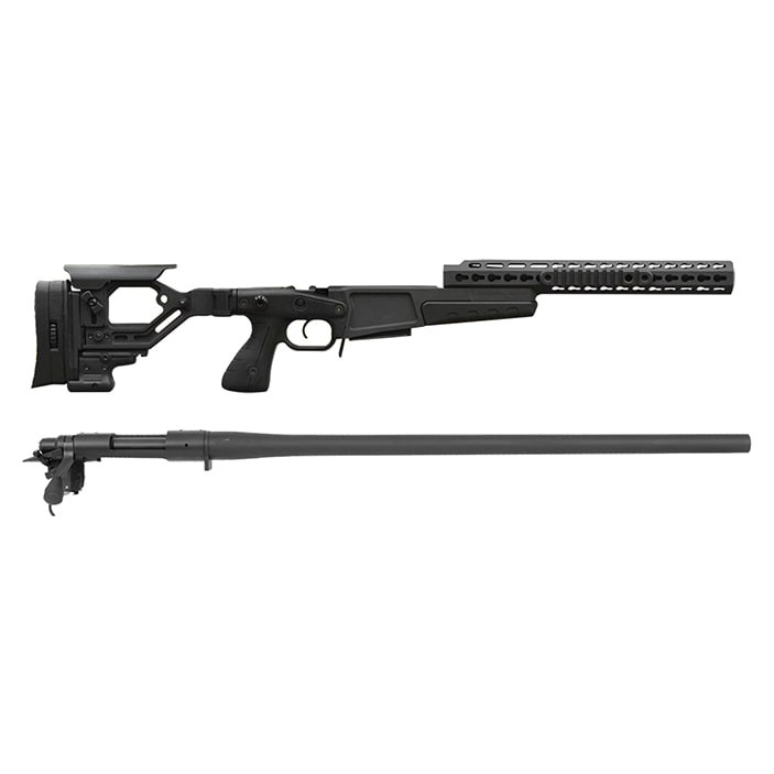 Remington Defense Remington 700P 5R 308 Win with Accuracy International AX Chassis - 13" forend tube BLACK - Remington Defense