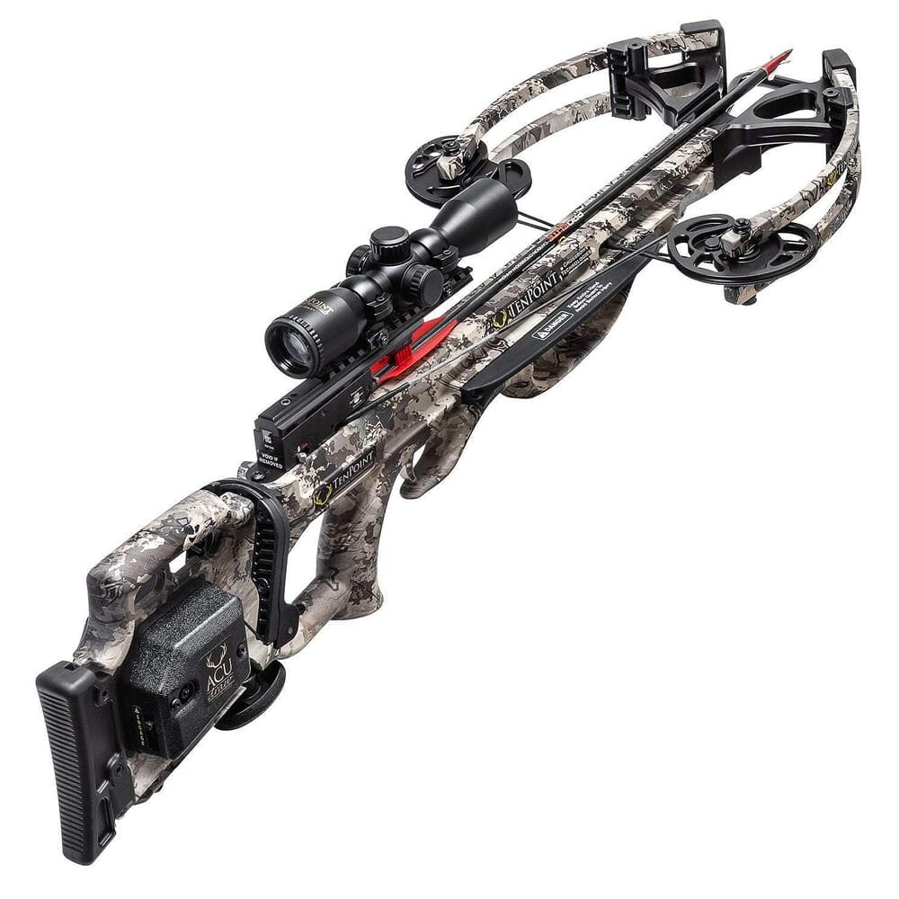 TenPoint Crossbows TenPoint Titan M1 REFURBISHED Crossbow w/ACUdraw, Pro-View Scope, & 3 Pro-Elite 400 Arrows RF-CB19047-3522 in True Timber Viper - TenPoint Crossbows