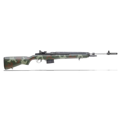 Springfield Armory Super Match M1A 7.62mm Mcmillan Marine Corp Green Camo Fiberglass Stock, Douglas Stainless Steel Barrel Rifle SA9805 - Springfield Armory
