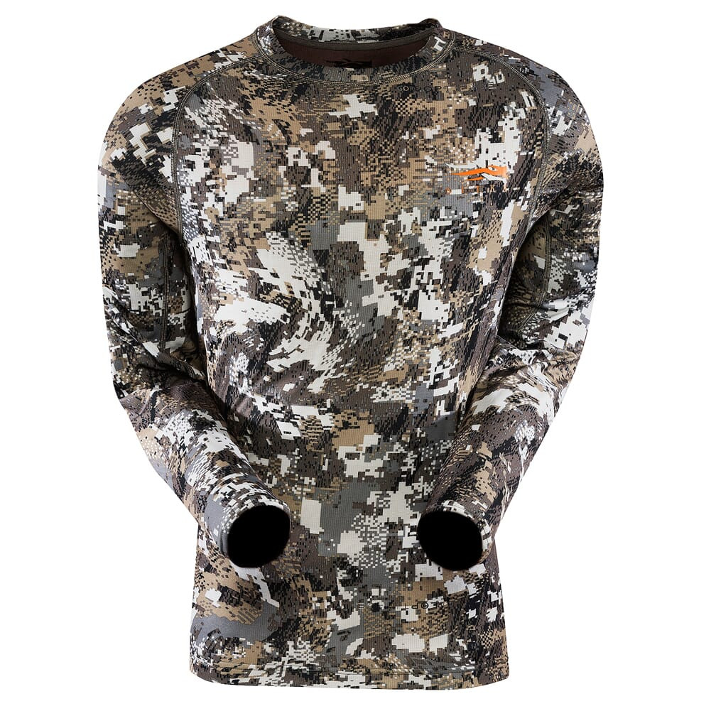 Sitka Gear Sitka Optifade Elevated II Merino Core LS Crew Top 10031 Top, Small - Sitka Gear