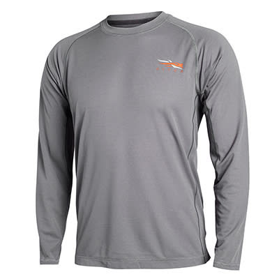 Sitka Gear Sitka Core Lt Wt Crew Top - LS Woodsmoke X Large 10033-WS-XL Top - Sitka Gear