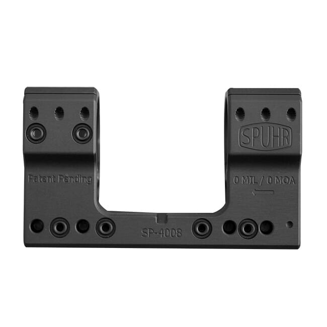 Spuhr Unimount 34mm 0MIL/0MOA 1.73" Picatinny Scope Mount SP-4008 - Spuhr