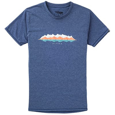 Sitka Gear Sitka Womens Ridgeline T-Shirt SS NAVY X Large 20078-NV-XL Top in Optifade Subalpine - Sitka Gear