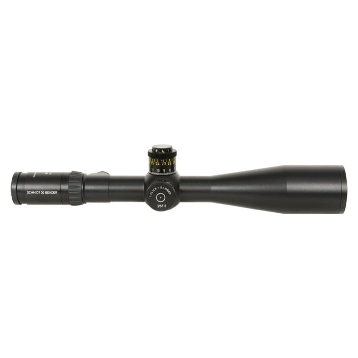 Schmidt Bender PMII 5-25x56 L/P Gen II Mildot MRAD DT CW FFP - Schmidt Bender