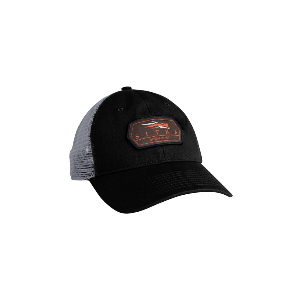 Sitka Gear Black Meshback Trucker Cap 90211-BK-OSFA - Sitka Gear