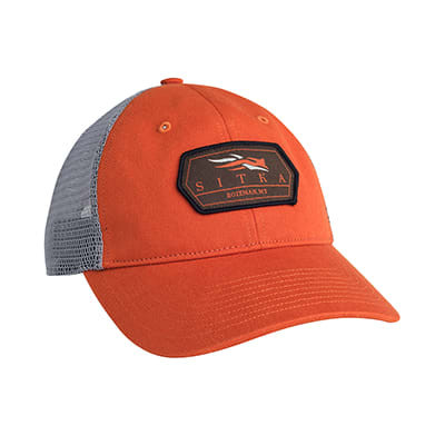 Sitka Gear Burnt Orange Meshback Trucker Cap 90211-BO-OSFA in Tan/blaze Orange - Sitka Gear