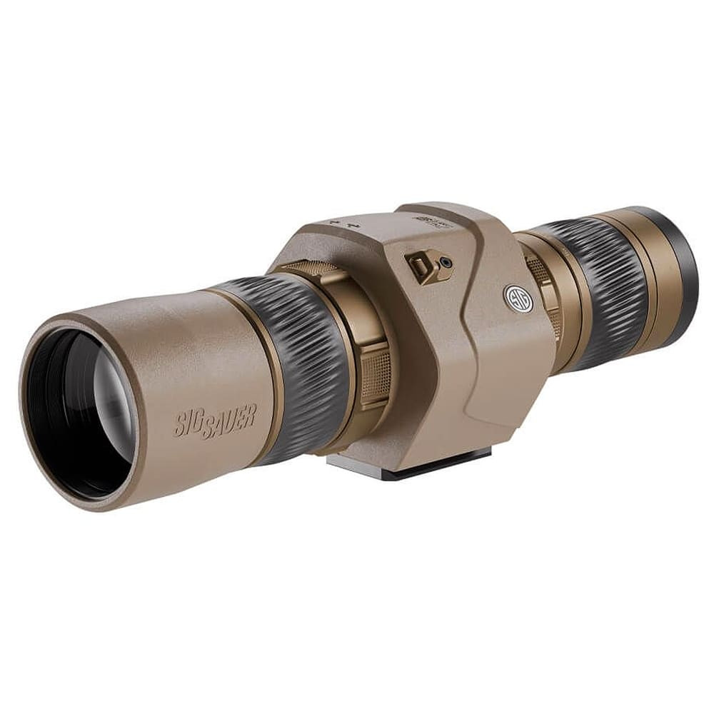Sig Sauer Sig Sauer OSCAR6 16-32X60mm Spotting Scope, HDX Pro Lens, FDE SOO62001 - $1999.99 at EuroOptic