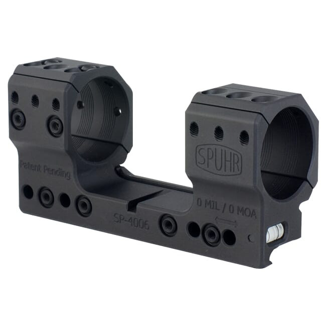 Spuhr Unimount 34mm 0MIL/0MOA 1.35" Picatinny Scope Mount SP-4006 - Spuhr