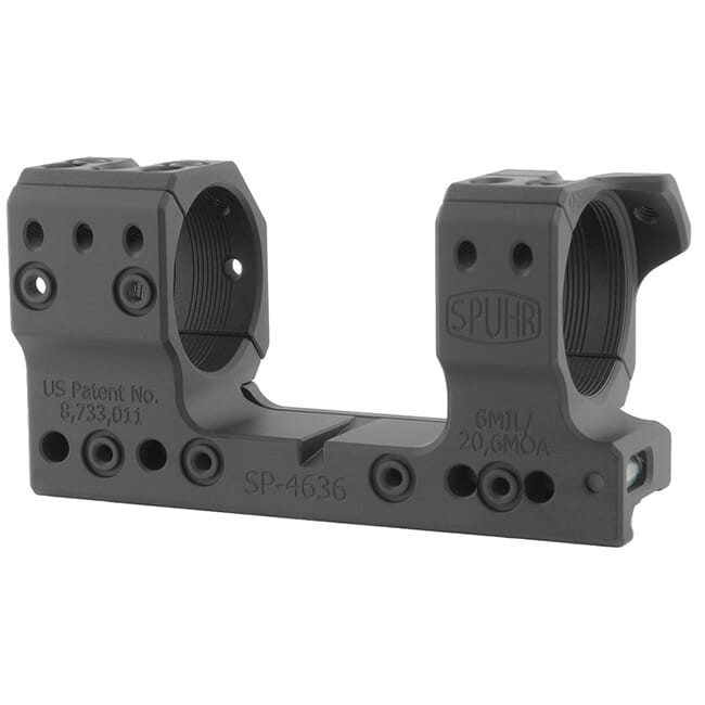 Spuhr Unimount 34mm 6MIL/20.6MOA 1.35" Picatinny Scope Mount SP-4636 - Spuhr