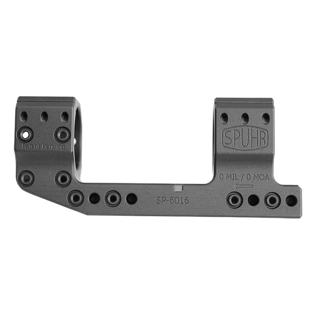 Spuhr Cantilever Unimount 36mm 0MIL/0MOA 1.5" Picatinny Scope Mount SP-6016 - Spuhr