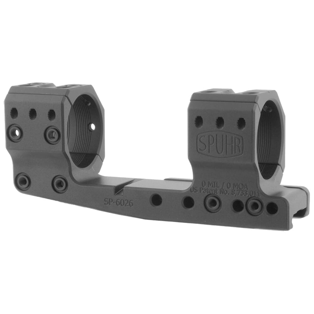Spuhr Cantilever Unimount 36mm 0MIL/0MOA 1.26" Picatinny Scope Mount SP-6026 - Spuhr