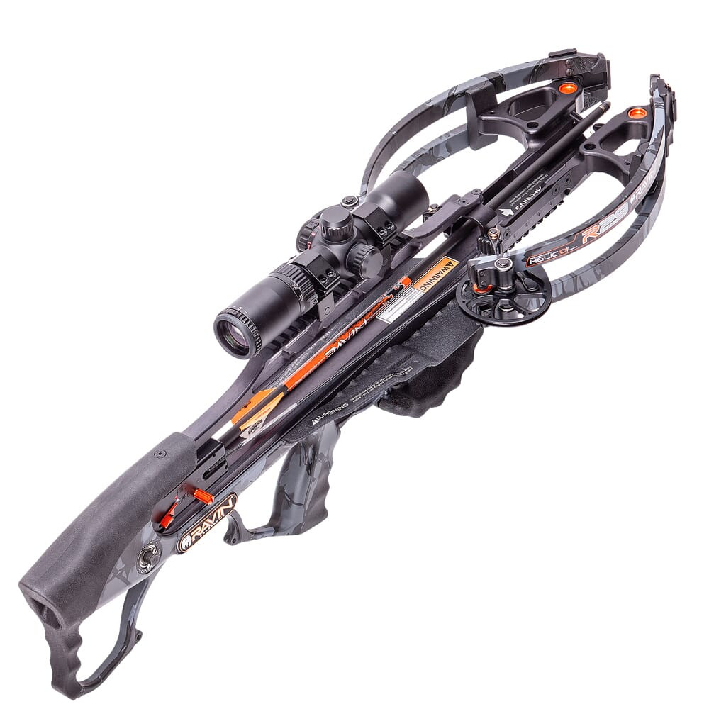Ravin R29 Predator Dusk Camo Crossbow R029 - Missing Crank, Comes w/(5) Arrows UA2671 - USED/MISC