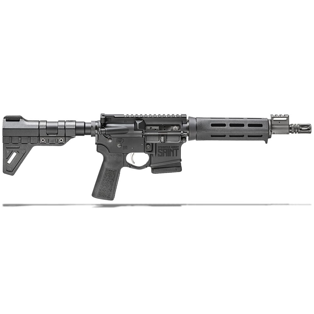 Springfield Armory 5.56 Saint Pistol 10rd w/ 9.6" Barrel and B5 SOPMOD Stock ST9096556BMLC-B5 - Springfield Armory