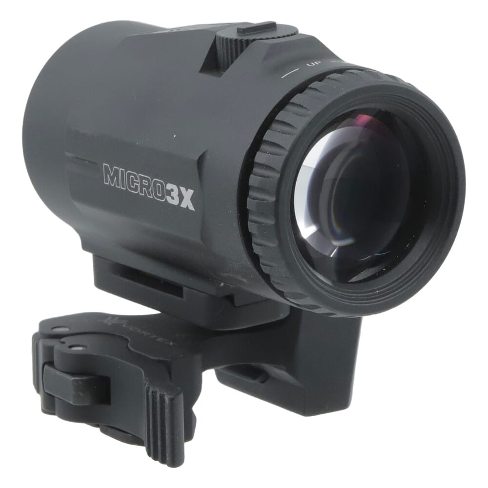 Vortex Micro 3x Magnifier w/Quick Release Flip Mount V3XM - Mounted UA2957 - 