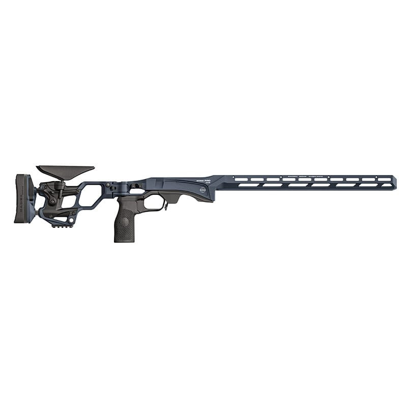 Cadex Defense Strike PRO Rem 700 SA RH Skeleton Folding Sniper Grey Chassis STKPRO-REM-RH-SA-SNAB-GRY in Gray - Cadex Defense