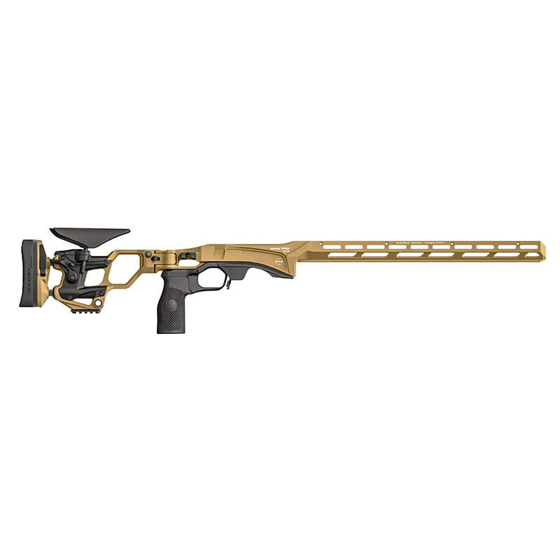 Cadex Defense Strike PRO Rem 700 SA RH Skeleton Folding Tan Chassis STKPRO-REM-RH-SA-SNAB-TAN - Cadex Defense