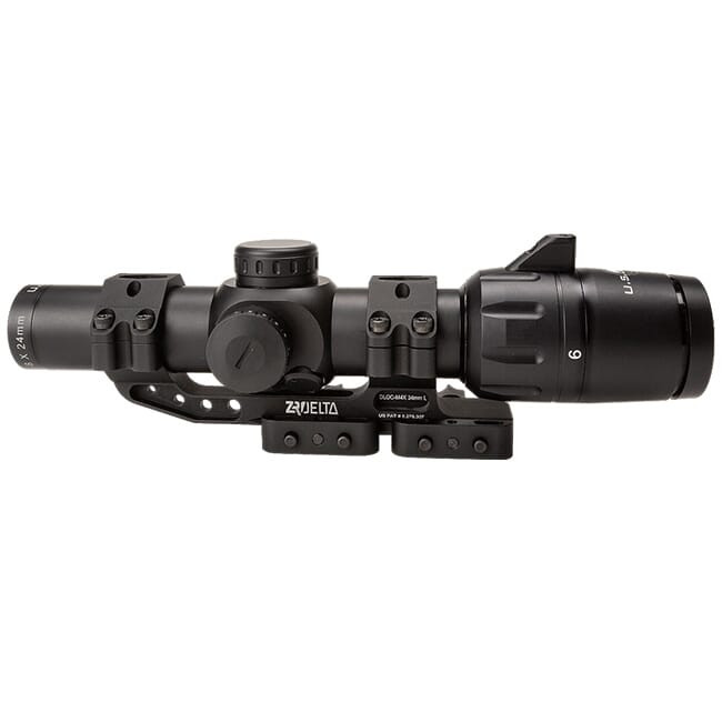 US Optics 1-6x24mm SFP 2 MOA Red Dot MT2 Reticle Scope with ZRO Delta M4 DLOC SVS-1-6x - US Optics