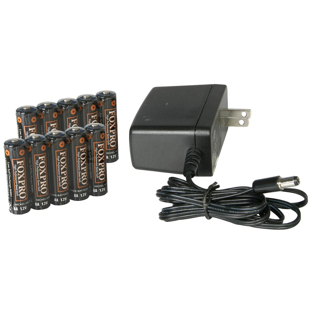 FOXPRO NiMH 10AA Shockwave/Banshee Rechargable Battery Kit SWNiMH - FOXPRO